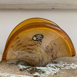 Murano WHITE CRISTAL Murano Hand Made in Italy